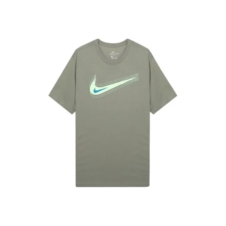Nike T Shirts Men Light Green-0