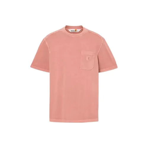 Timberland T-Shirts Men Pink