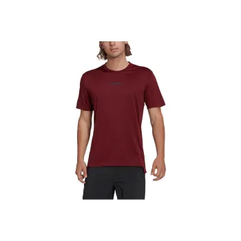 Adidas Terre T Shirt Men's Dark Red
