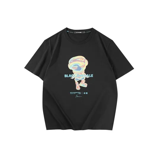 HLA JEANS T Shirts Men Black D4-0