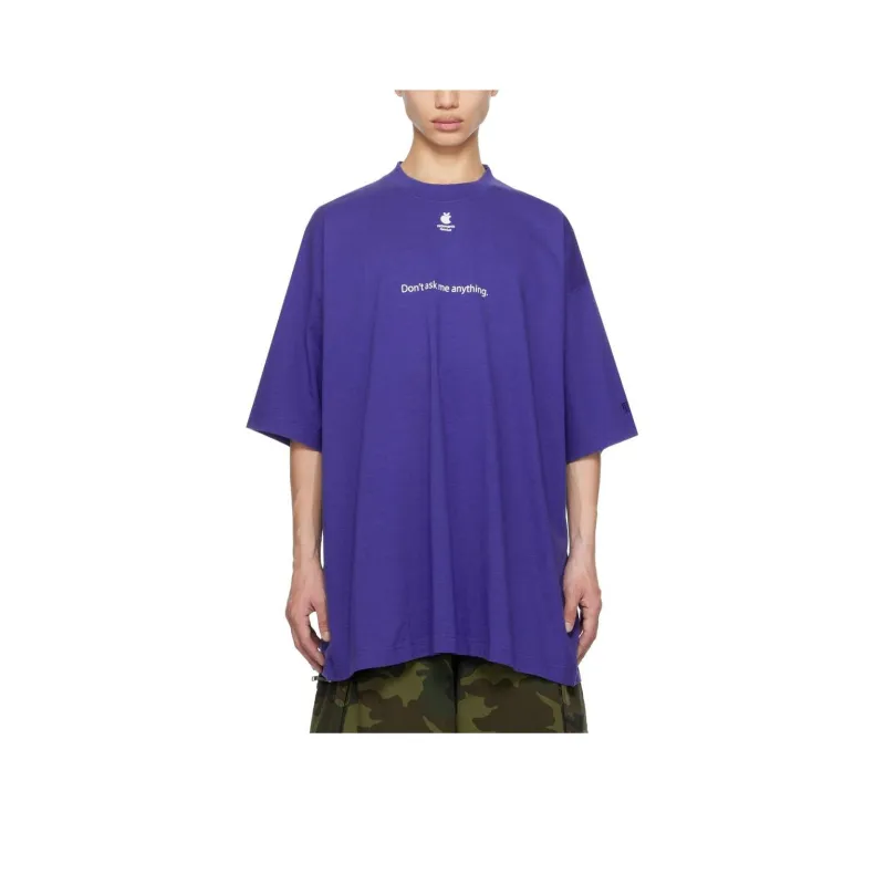 Vetements T-Shirts Men Blue-0
