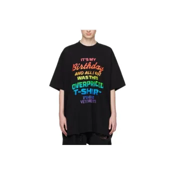 Vetements Overpriced Birthday T Shirt