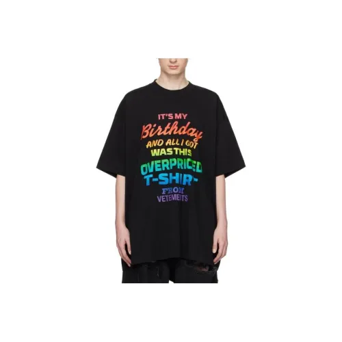Vetements Overpriced Birthday T Shirt