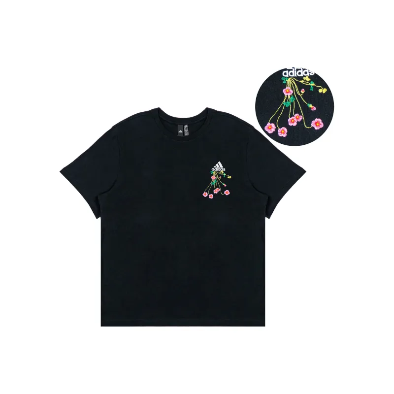 Adidas Classic Logo T Shirts 'Black'-0