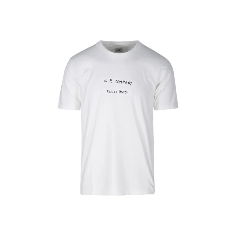 C.P. Company Logo patch Cotton T shirt-0