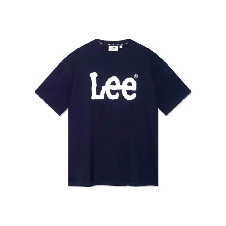 Lee T Shirts Unisex Navy Blue-0