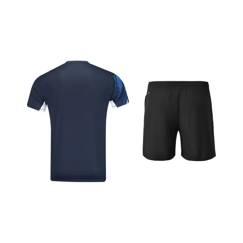 LiNing Casual Sportswear Unisex Blue Black-1