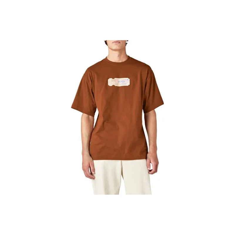Dickies T-Shirts Men Brown-0