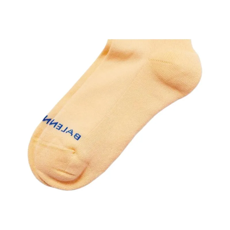 Balenciaga Mid-Calf Socks Regular Fit Women's Yellow-2