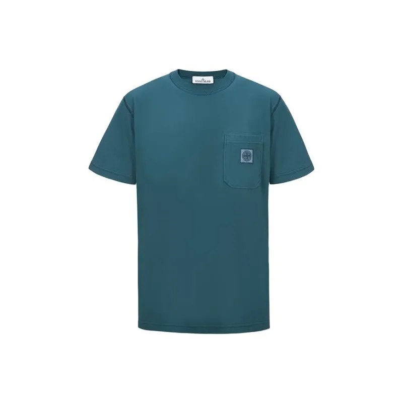 STONE ISLAND T Shirt Men's Dark Green-0