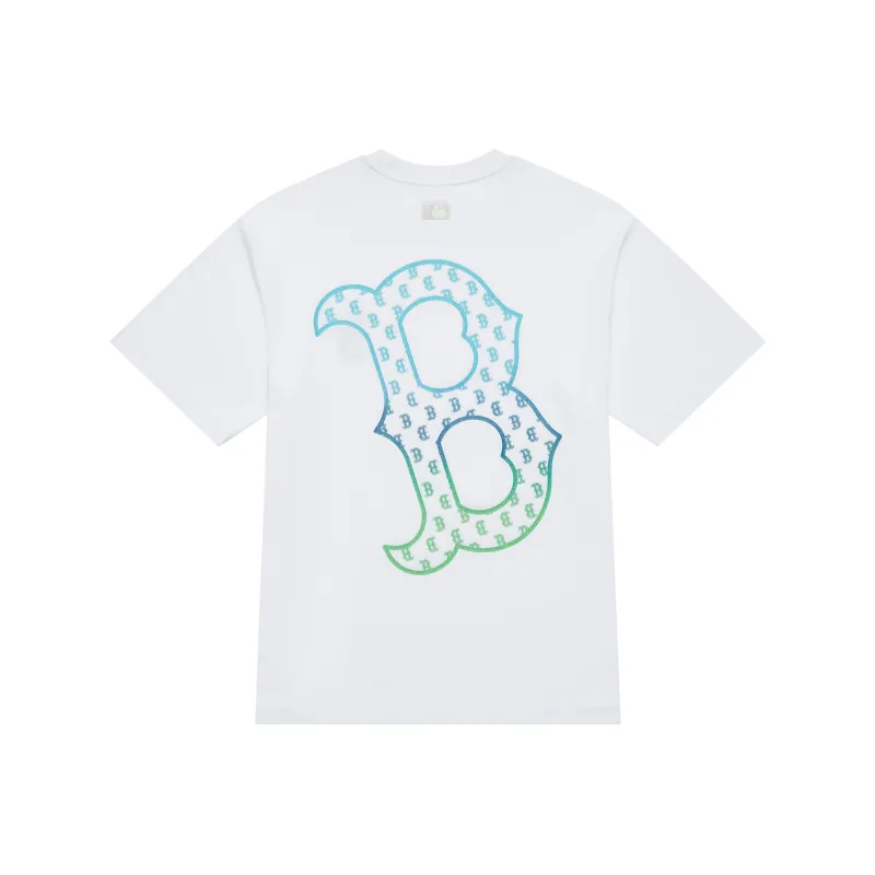 MLB MONOGRAM Reading Collection SS24 T Shirt Unisex Ivory-0