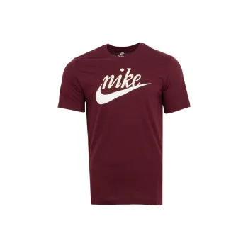 Nike T Shirts Men Burgundy