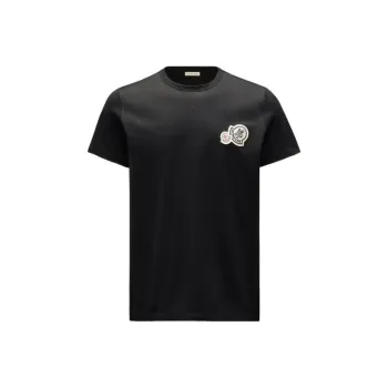 Moncler Logo Patch Crewneck T Shirt