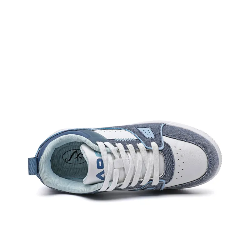 ABIDJAN Low Top Skateboard Shoes Unisex Denim Blue-5