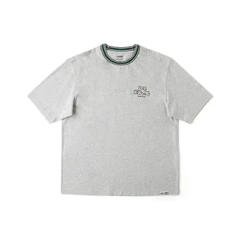 Lee Little Liu Duck Co branded Model T Shirts Unisex Gray