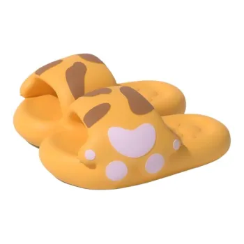 Yamada Hyakuju Slippers Yellow, White Black, Pink Beige