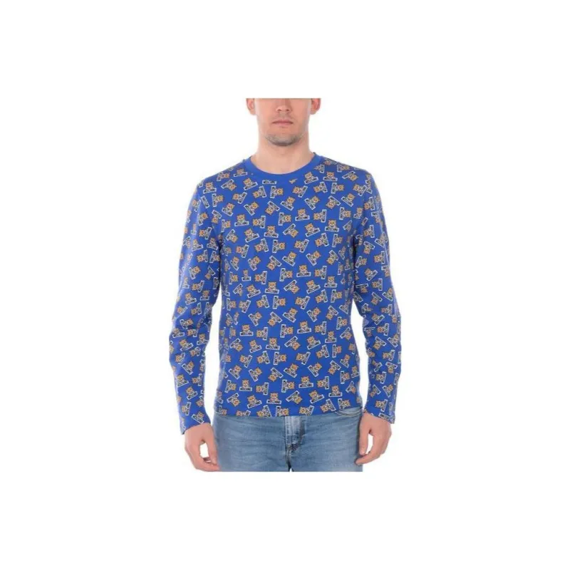 MOSCHINO T Shirts Men Blue-0