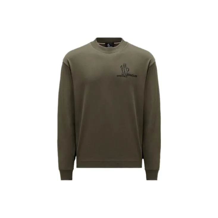 Moncler Grenoble Series T Shirts Men Dark Green-0