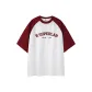 White Body with Red Sleeves