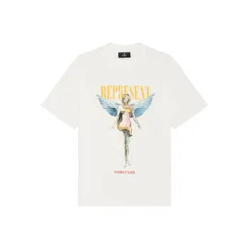 REPRESENT Logo print Cotton T shirt