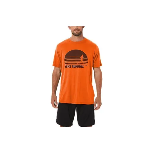 Asics SUNRISE RUNNER T-Shirts Men Orange