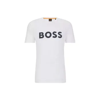HUGO BOSS Logo Printed Crewneck T Shirt