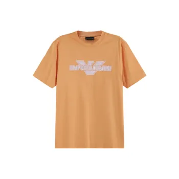 EMPORIO ARMANI T Shirts Men Orange