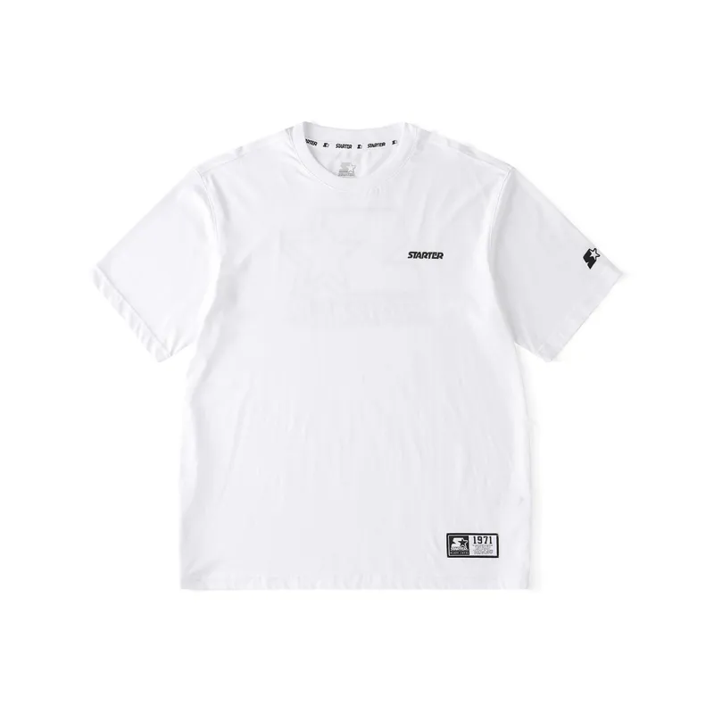 STARTER Drop Shoulder Sleeve T-Shirt Unisex American Vintage-0