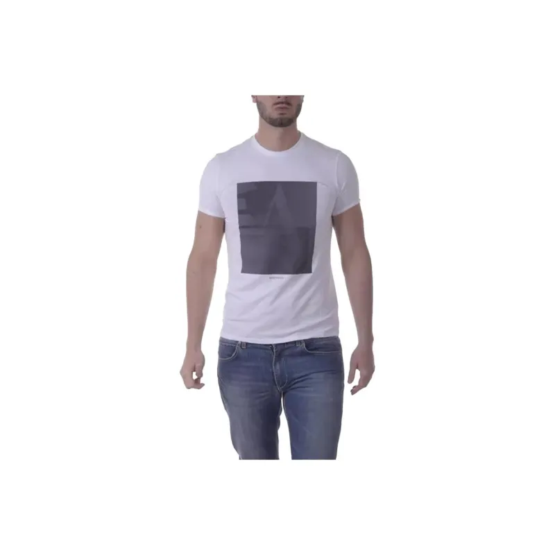ARMANI JEANS T Shirts Men White-0