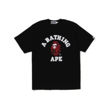 A BATHING APE Lux Sport Pattern College Tee