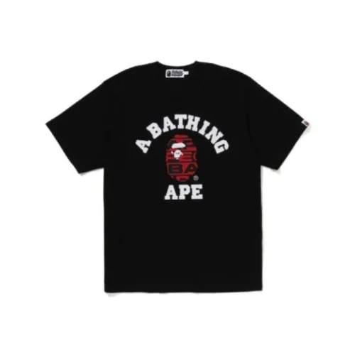 A BATHING APE Lux Sport Pattern College Tee