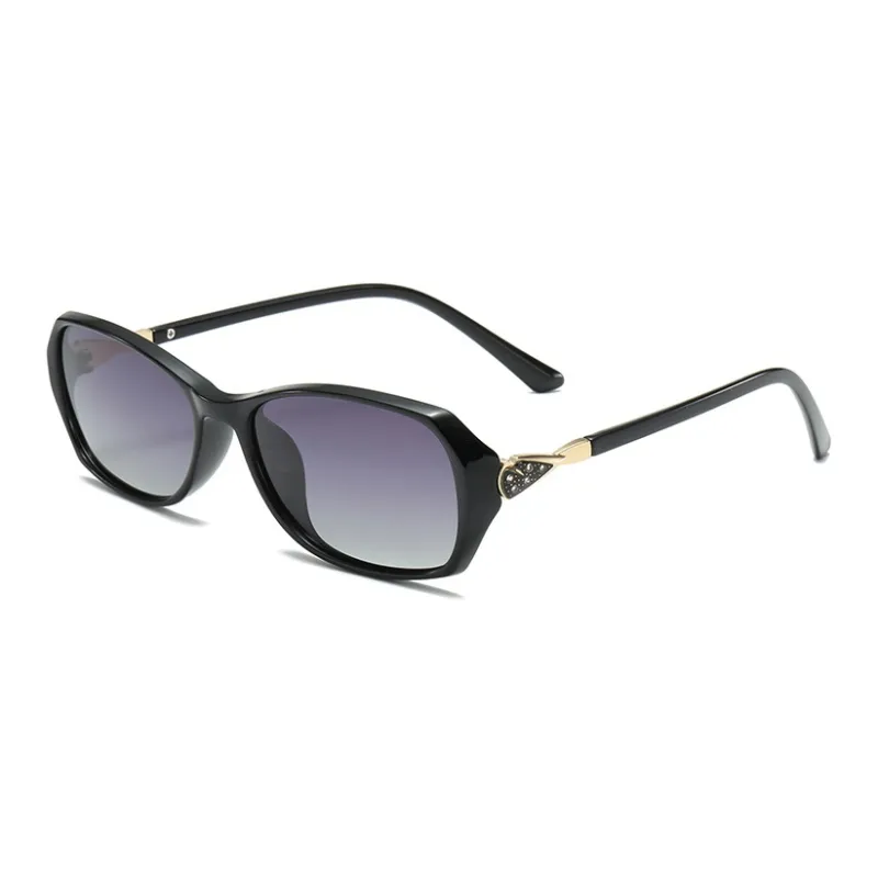PRETTYALLUSION TR/Memory Plastic Alloy Irregular Shape Sunglasses Women's-0