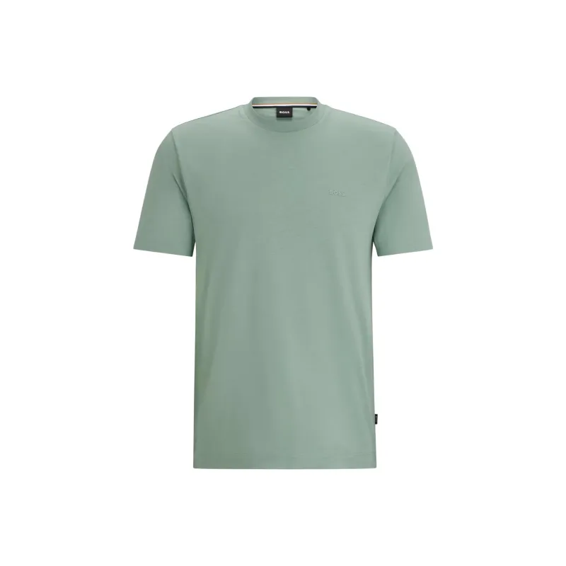 Boss Rubberised logo T shirt-0