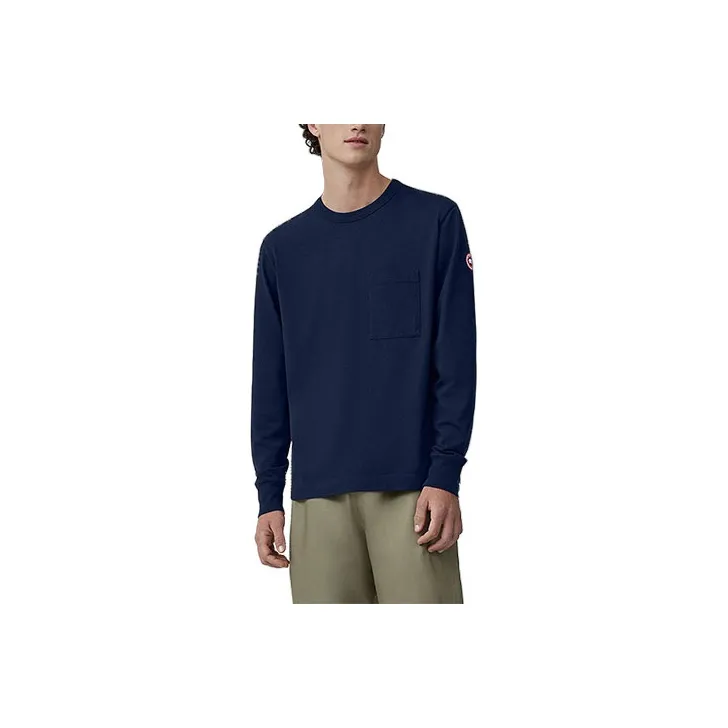 Canada Goose Gladstone Logo Embroidered Crewneck Sweatshirt-0