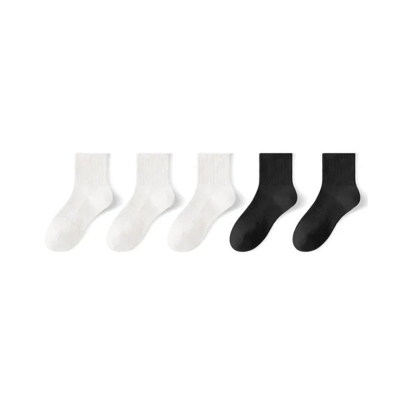 Urban Beauty Mid Calf Socks Women's Combo Set-6