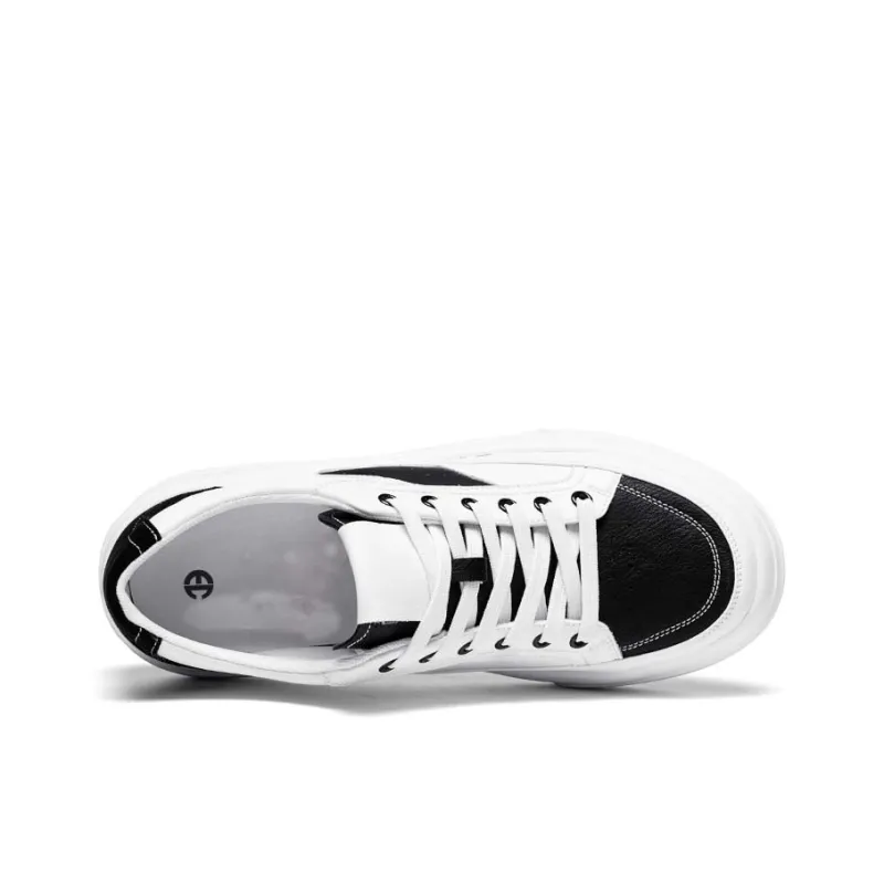 ENRICO COVERI Slip Resistant Cushioning Wear Resistant Breathable Low Top Skateboard Shoes Men's-3