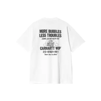 Carhartt WIP SS24 S/S Less Troubles T Shirt T Shirt Men's White