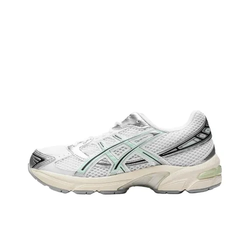 Asics Gel 1130 Anti Slip Wear Resistant Low Top Casual Running Shoes Women's White Green