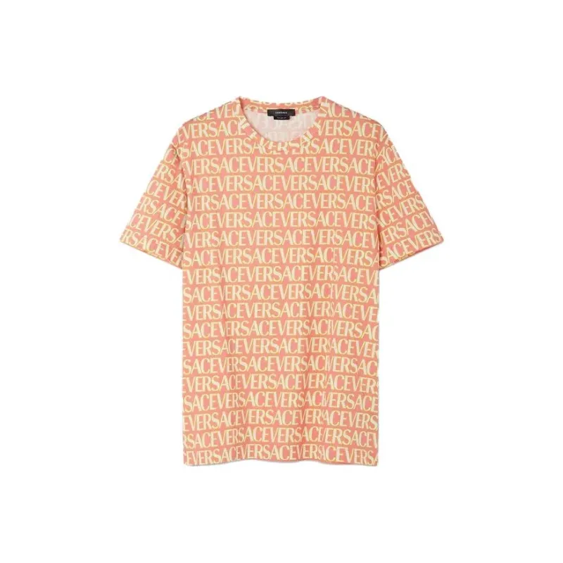 VERSACE Allover Logo T shirt-0