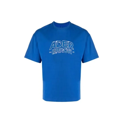 ADER ERROR Logo embroidered Drop Shoulder T shirt