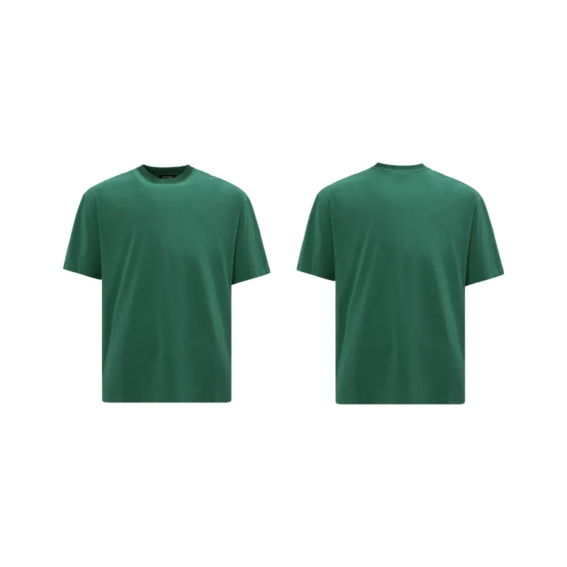 MT99 Short Sleeved T Shirts Casual Loose Fit Minimalist Style Men's Premium Solid Color-29