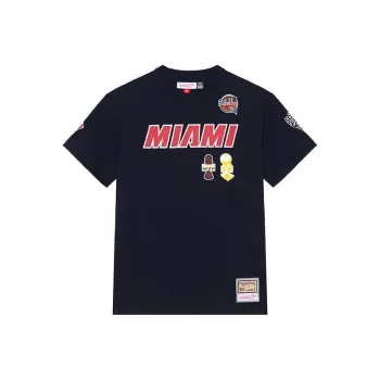 Mitchell & Ness T Shirt Unisex Black