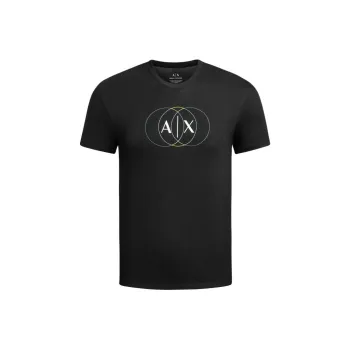 ARMANI EXCHANGE SS24 T Shirt Men's Black