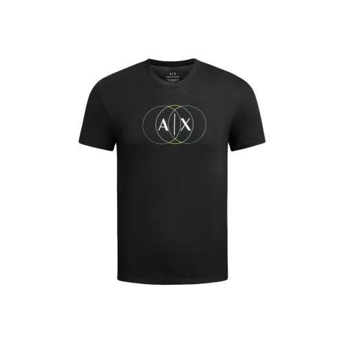 ARMANI EXCHANGE SS24 T Shirt Men's Black