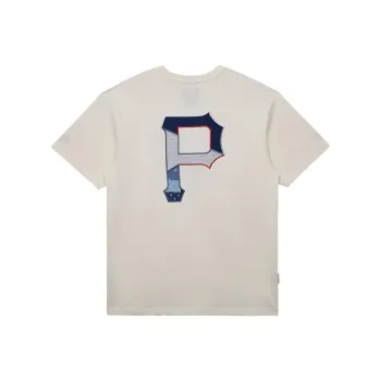 New Era x MLB SS24 Pittsburgh Pirates Skateboard Collection T Shirt Men's Ivory White