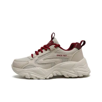 DOUBLE STAR 88 Cushioning, Slip Resistant, And Abrasion Resistant Low Top Chunky Sneakers Women's