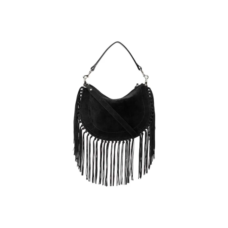 ISABEL MARANT Oskan Fringed Shoulder Bag-3