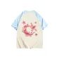 Apricot & Light Blue