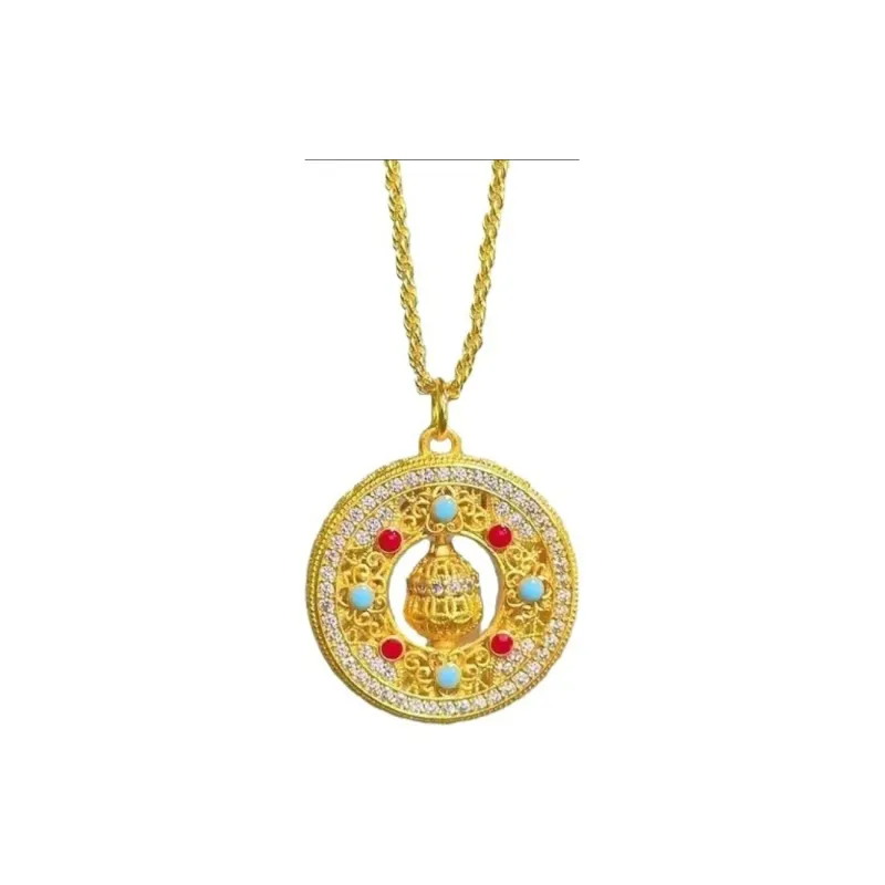 Imono Brass Gold Plated Necklaces Women's-0