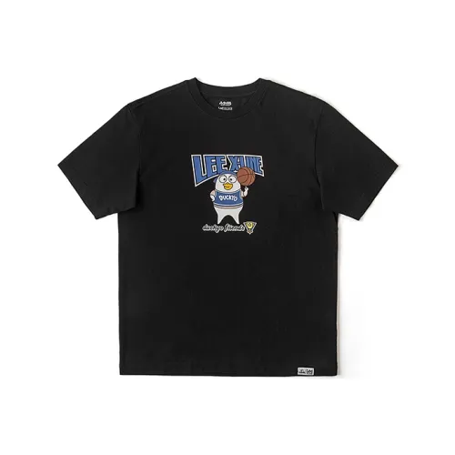 Lee Little Liu Duck Co branded Model T Shirts Unisex Black